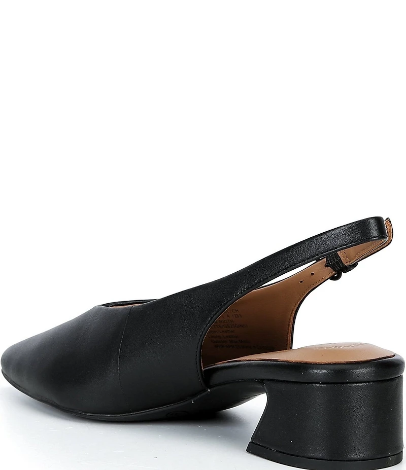 Gentle Souls Ginette Leather High Vamp Slingback Pump
