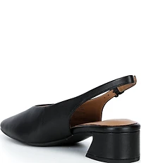 Gentle Souls Ginette Leather High Vamp Slingback Pump