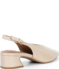 Gentle Souls Ginette Leather High Vamp Slingback Pump