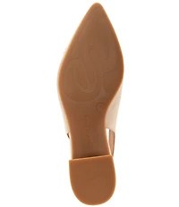 Gentle Souls Ginette Leather High Vamp Slingback Pump