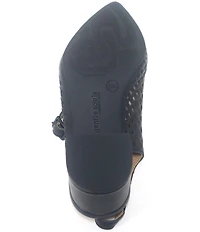 Gentle Souls Gladys Perforated Leather Slingback Mary Jane Pumps