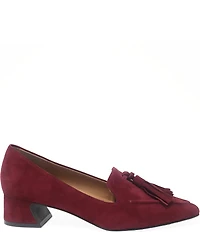 Gentle Souls Glova Suede Tassel Loafer Pumps
