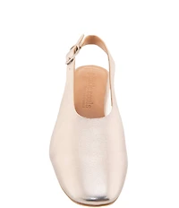 Gentle Souls Kellis Metallic Leather Slingback Pumps