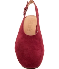 Gentle Souls Kellis Sling Suede Block Heel Pumps