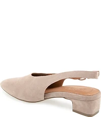 Gentle Souls Kellis Suede Buckled Slingback Pumps