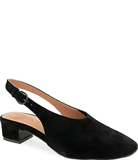 Gentle Souls Kellis Suede Buckled Slingback Pumps