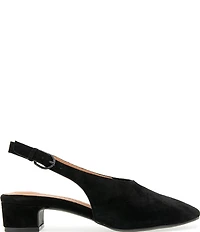 Gentle Souls Kellis Suede Buckled Slingback Pumps