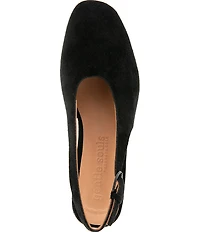 Gentle Souls Kellis Suede Buckled Slingback Pumps