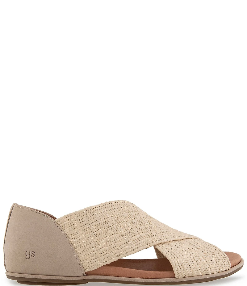 Gentle Souls Laniey Elastic Cross Strap Sandals