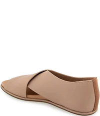 Gentle Souls Laniey Leather Criss-Cross Band Flat Sandals