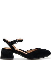 Gentle Souls Lucinda Suede Ankle Strap Pumps