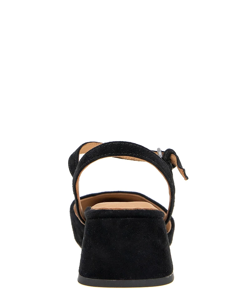 Gentle Souls Lucinda Suede Ankle Strap Pumps