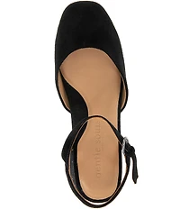 Gentle Souls Lucinda Suede Ankle Strap Pumps