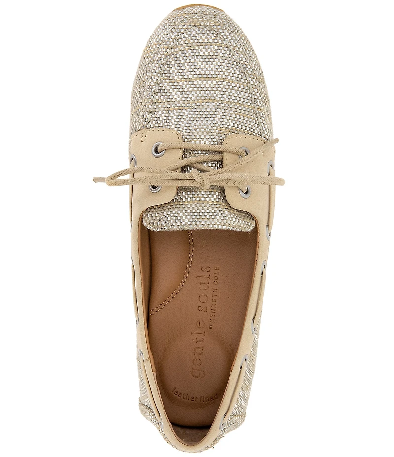 Gentle Souls Marina Fabric Driver Loafers