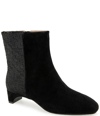 Gentle Souls Nalston Haircalf and Suede Booties