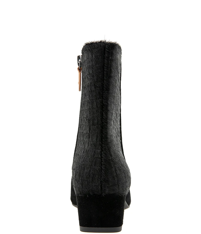 Gentle Souls Nalston Haircalf and Suede Booties