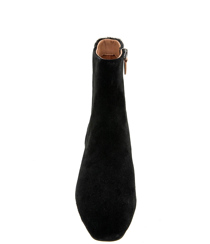 Gentle Souls Nalston Haircalf and Suede Booties
