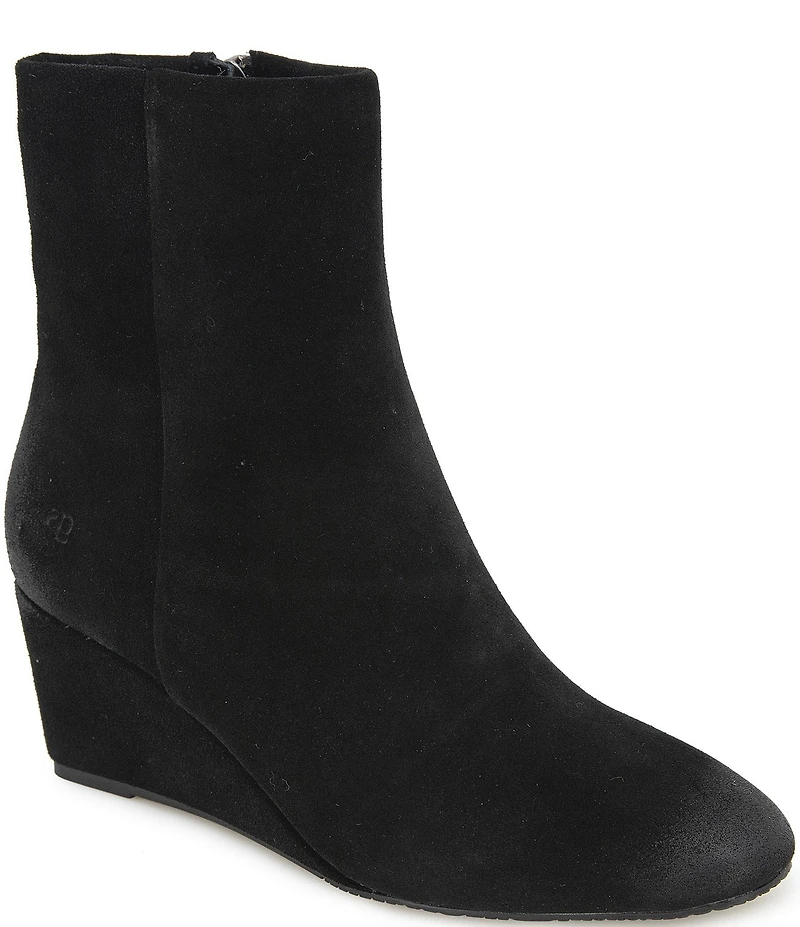 Gentle Souls Nash Suede Wedge Booties