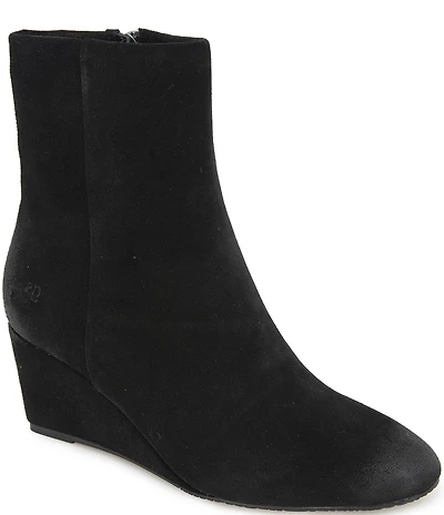Gentle Souls Nash Suede Wedge Booties
