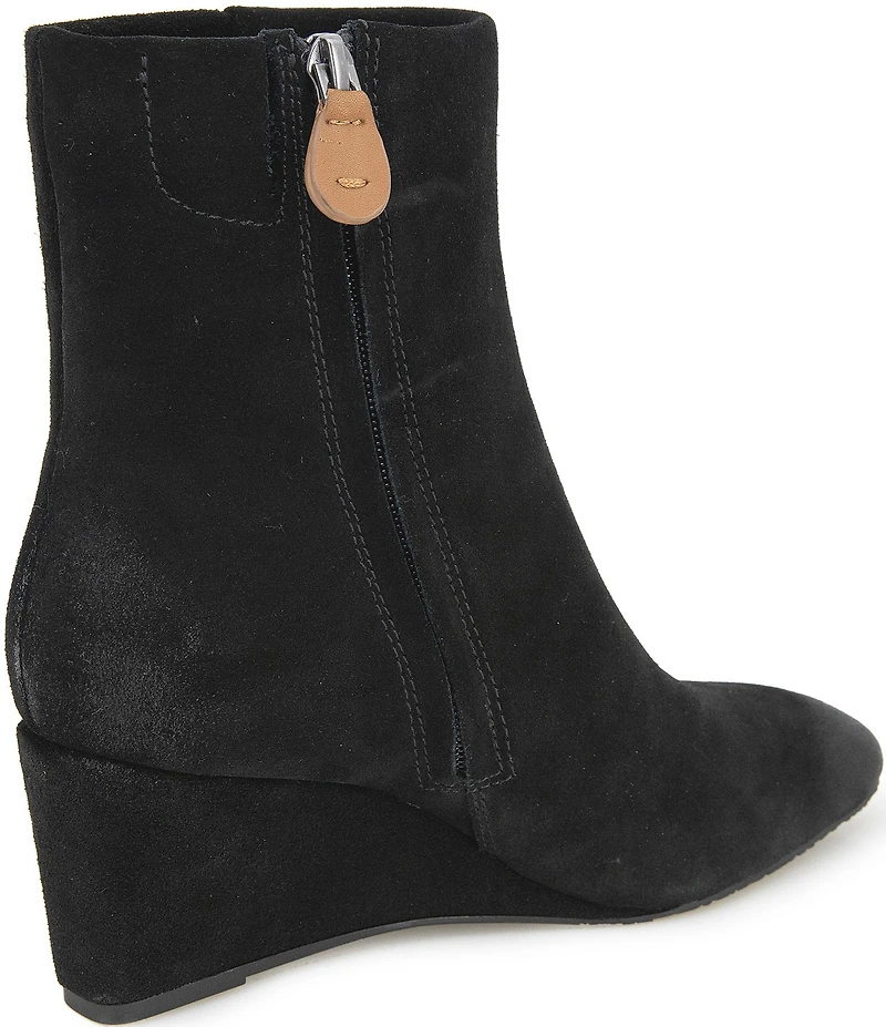 Gentle Souls Nash Suede Wedge Booties