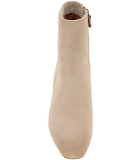 Gentle Souls Nash Suede Stack Wedge Booties