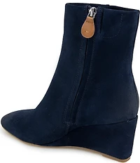 Gentle Souls Nash Suede Wedge Booties