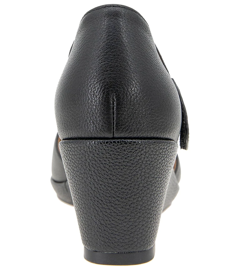 Gentle Souls Oriana Leather Mary Jane Wedge Pumps