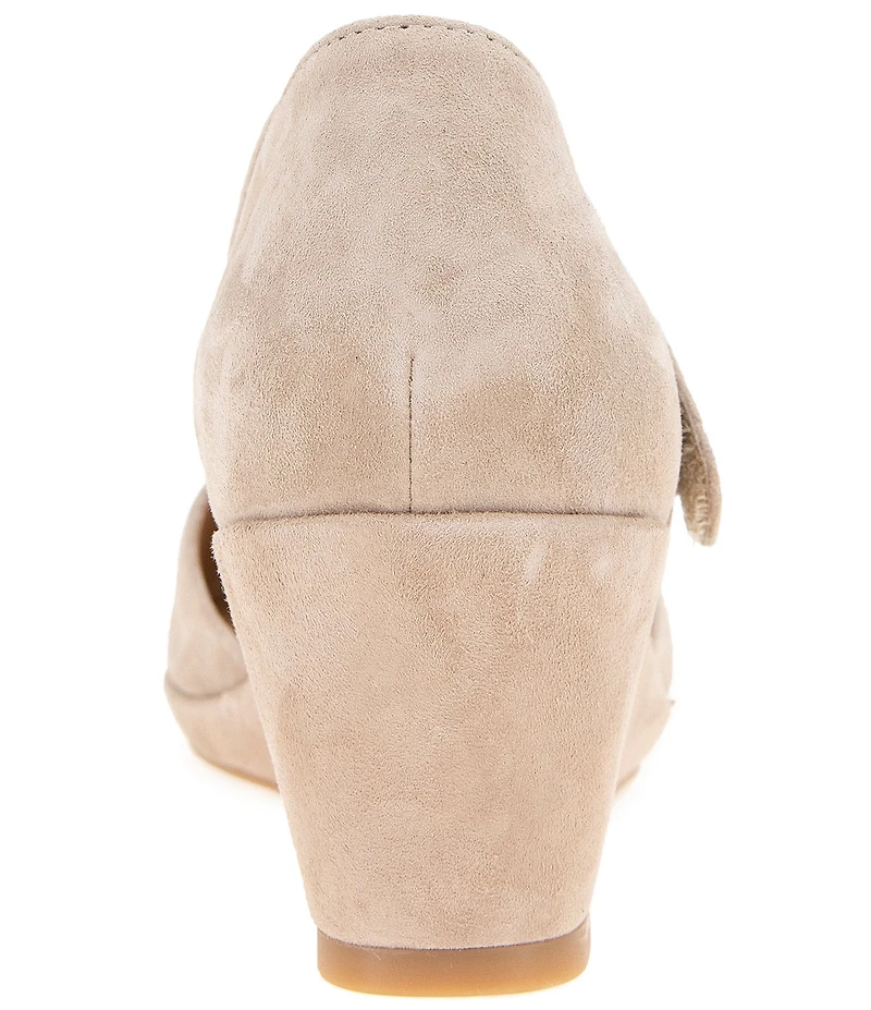 Gentle Souls Oriana Suede Mary Jane Wedge Pumps