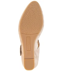 Gentle Souls Oriana Suede Mary Jane Wedge Pumps