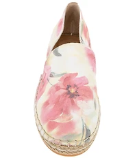 Gentle Souls Seville Floral Suede Espadrille Loafers