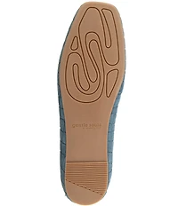 Gentle Souls Sophie Crocodile Embossed Suede Loafers