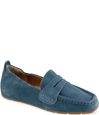Gentle Souls Sophie Suede Penny Loafer Drivers