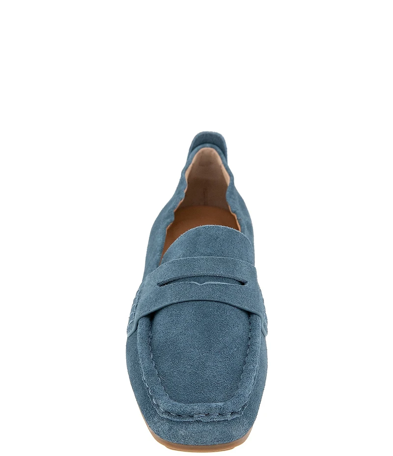Gentle Souls Sophie Suede Penny Loafer Drivers