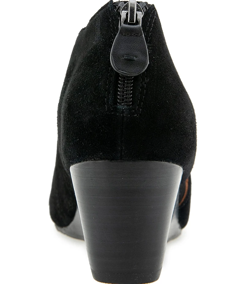 Gentle Souls Talerie Perforated Suede Shootie Sandals