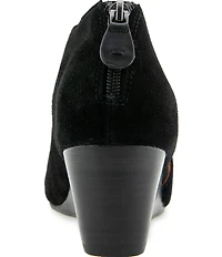 Gentle Souls Talerie Perforated Suede Shootie Sandals