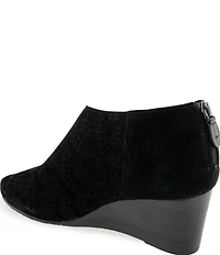 Gentle Souls Talerie Perforated Suede Shootie Sandals
