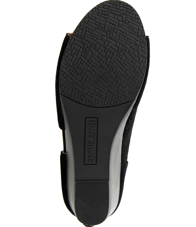 Gentle Souls Talerie Perforated Suede Shootie Sandals