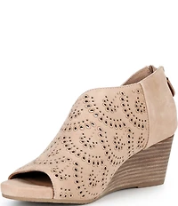 Gentle Souls Talerie Perforated Suede Shootie Sandals