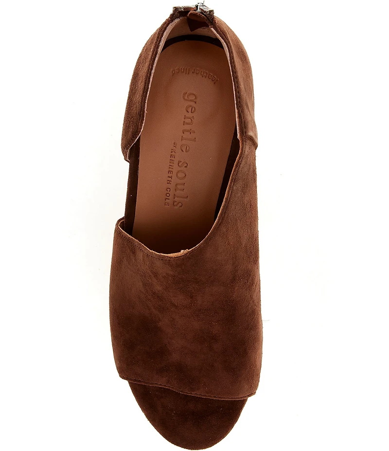 Gentle Souls Talerie Suede Shootie Sandals