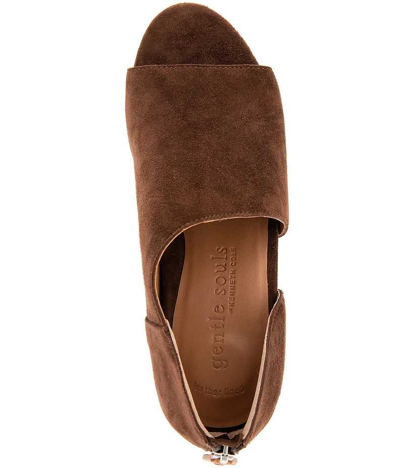 Gentle Souls Talerie Suede Shootie Sandals