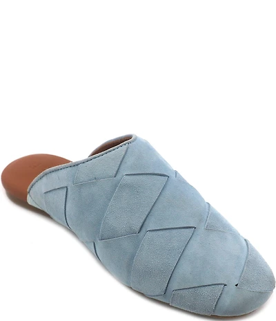Gentle Souls Westley Woven Suede Mules