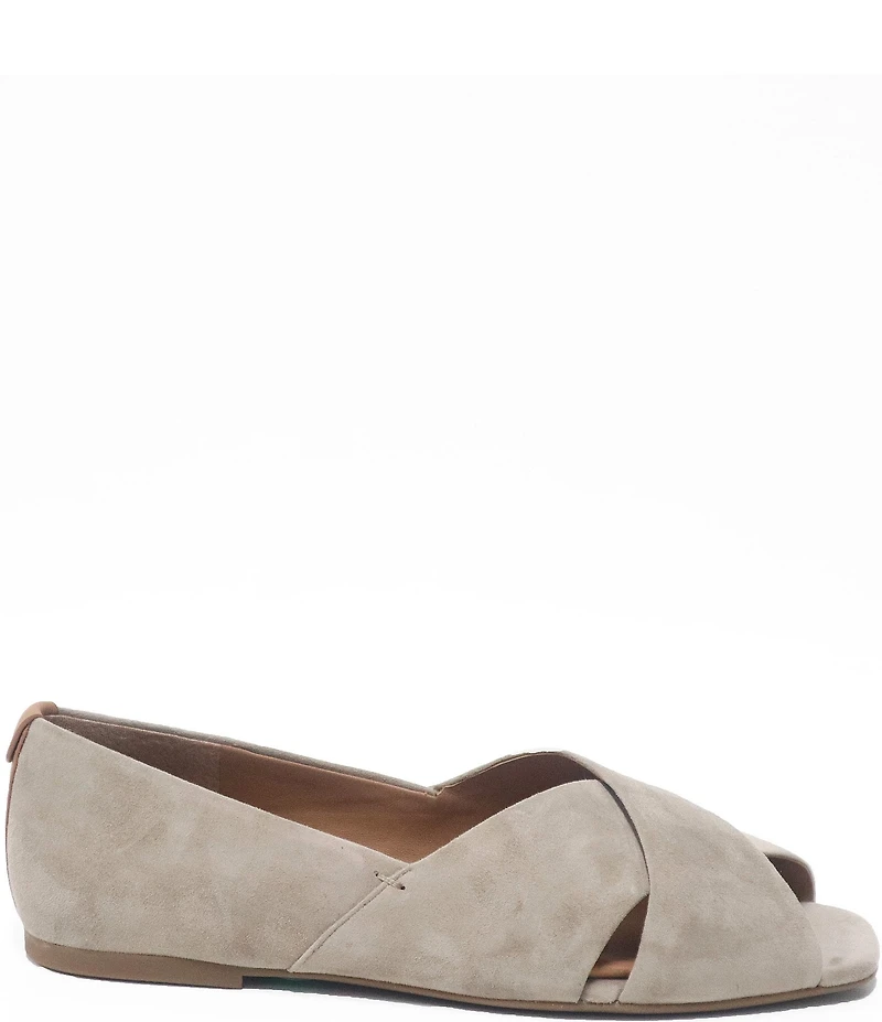 Gentle Souls Whoebe Suede Peep Toe Flats
