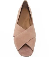 Gentle Souls Whoebe Suede Peep Toe Flats