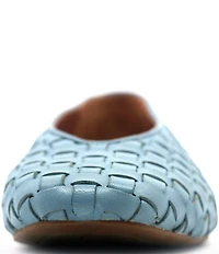 Gentle Souls Willow Woven Leather Ballet Flats