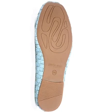 Gentle Souls Willow Woven Leather Ballet Flats