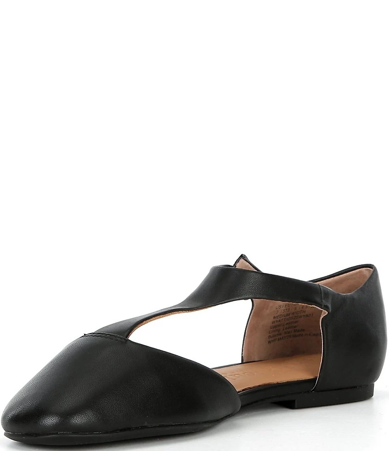 Gentle Souls Wyatt Leather T-Strap Flats
