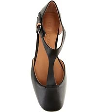 Gentle Souls Wyatt Leather T-Strap Flats