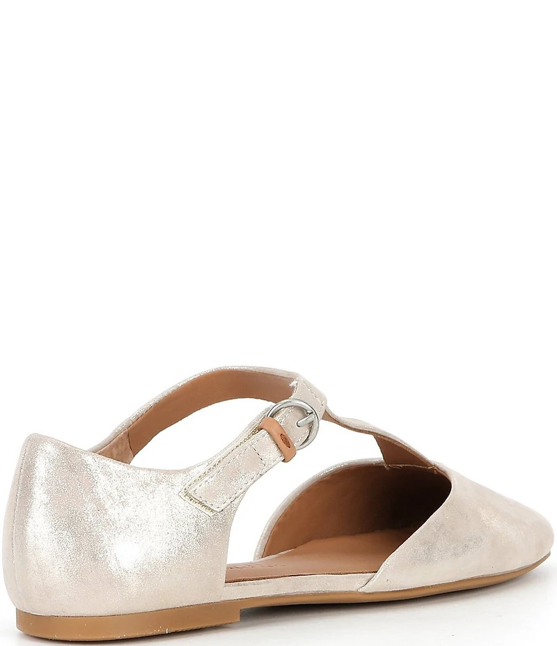 Gentle Souls Wyatt Leather T-Strap Flats