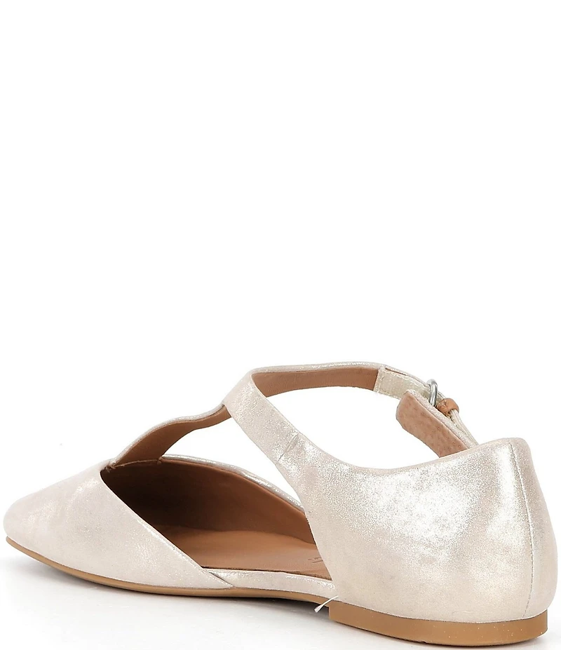 Gentle Souls Wyatt Leather T-Strap Flats