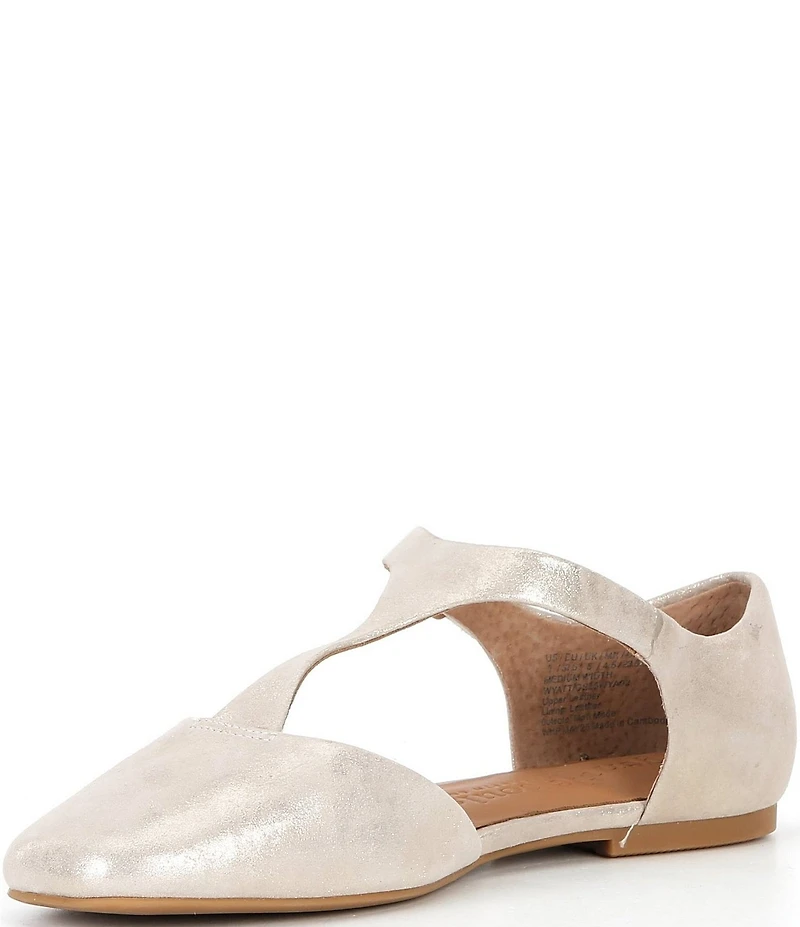 Gentle Souls Wyatt Leather T-Strap Flats